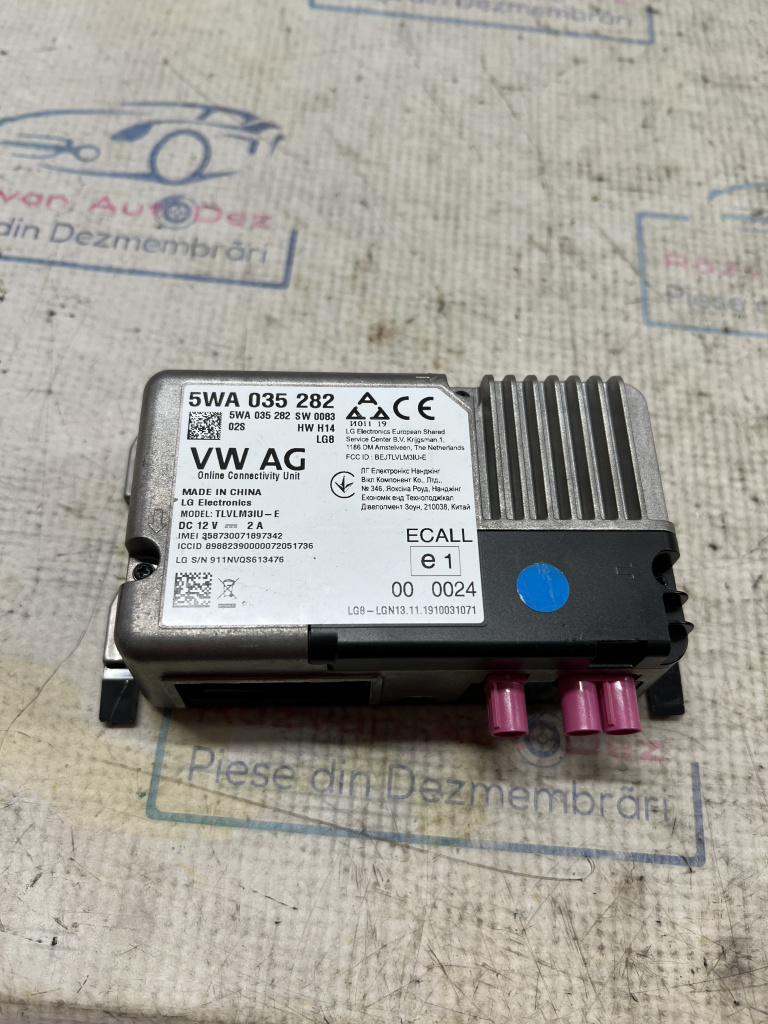 Modul telefon Skoda Scala 2020, 5WA035282