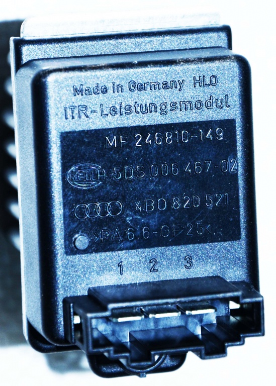 MODUL TREPTE REZISTENTA VENTILATOR AEROTERMA AUDI A6 C5 1998 ~ 2004