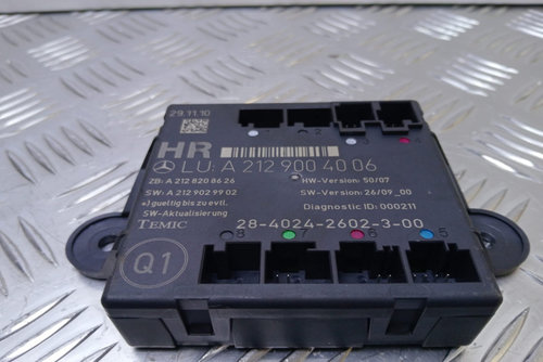 Modul ușă dreapta spate A2129004006 Mercedes-Benz E-Class W212/S212/C207/A207 [2009 - 2013]