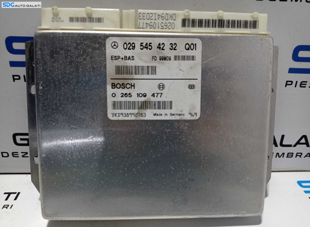 Modul Unintate Calculator Control ESP ASR ABS Mercedes Clasa A Class W168 1997 - 2005 Cod 0295454232 [L2465]