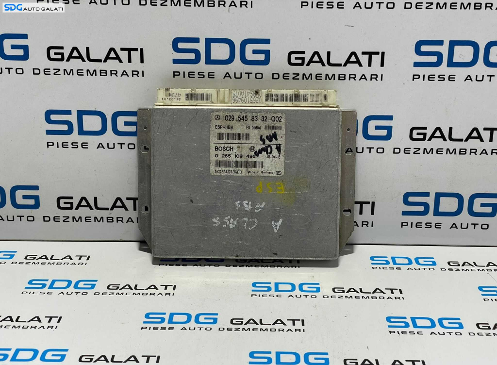 Modul Unintate Calculator Control ESP ASR ABS Mercedes Clasa A Class W168 1997 - 2005 Cod 0295458332 0265109496 [L3365]