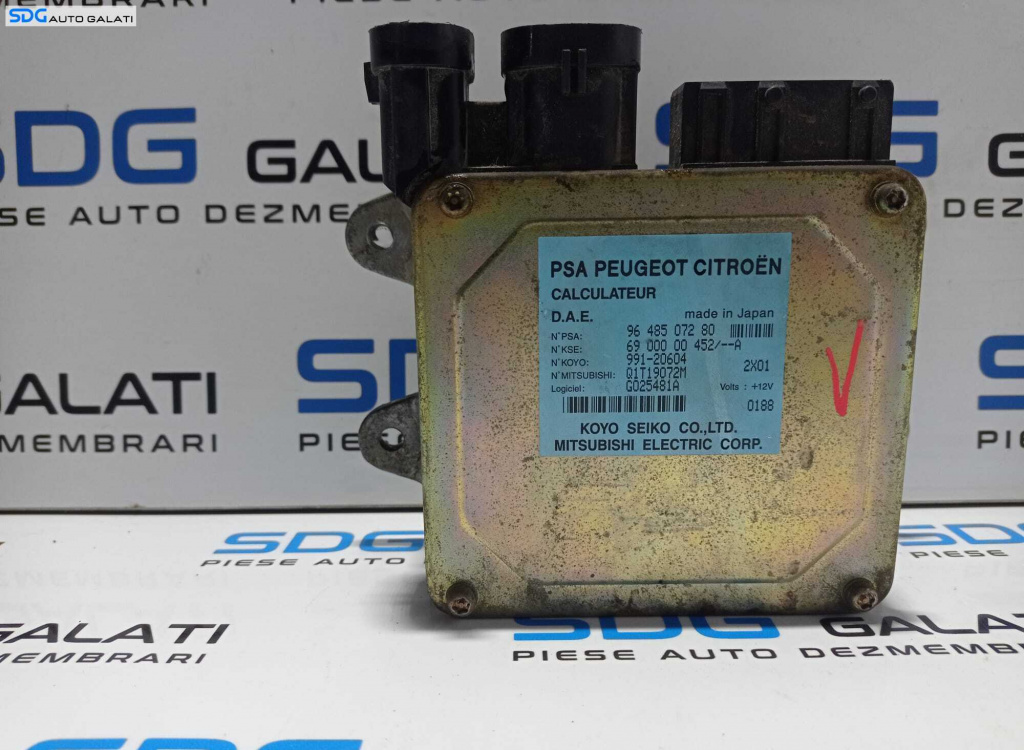Modul Unitate Calculator Caseta Coloana Ax Volan Servodirectie Citroen C3 2002 - 2010 Cod 9648507280 6900000452 [L2453]