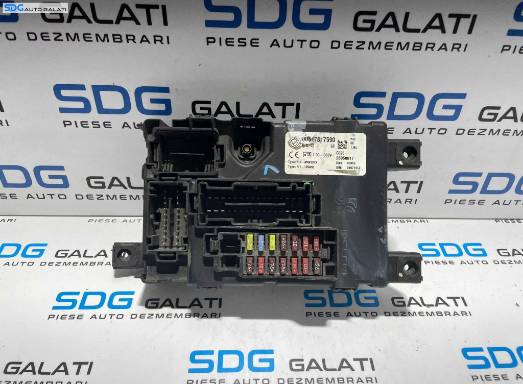 Modul Unitate Calculator Confort Panou Tablou Sigurante Fiat Grande Punto 2005 - 2012 Cod 00517817590 [L3573]
