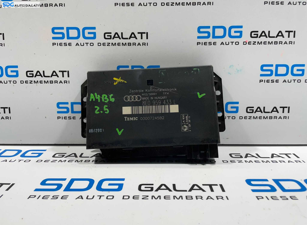 Modul Unitate Calculator Control Confort Audi A4 B6 2001 - 2005 Cod 8E0959433L [L3742]
