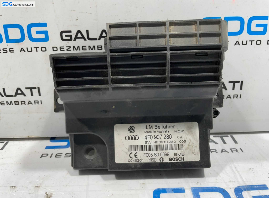 Modul Unitate Calculator Control Confort Audi A6 C6 4F 2005 - 2011 Cod 4F0907280 [L4640]