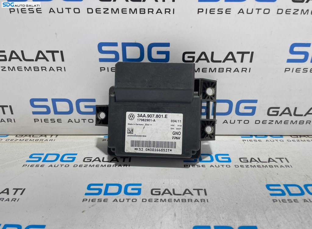 Modul Unitate Calculator Frana de Mana Electrica Volkswagen Passat B7 2010 - 2015 Cod 3AA907801E 3AA.907.801.E [L3280]
