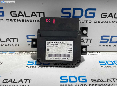 Modul Unitate Calculator Frana de Mana Electrica Volkswagen Passat CC 2008 - 2012 Cod 3C8907801C 3C8...