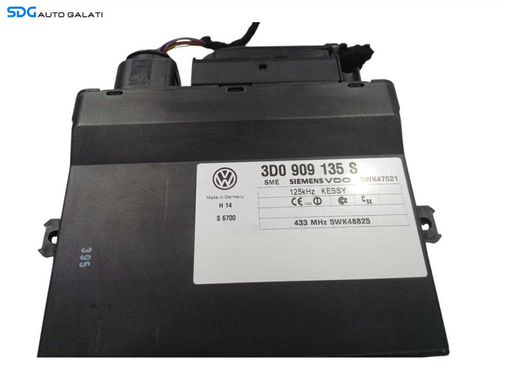 Modul Unitate Calculator Inchidere Centralizata Confort Confort Volkswagen Touareg 2003 - 2010 Cod 3D0909135S [L6753]