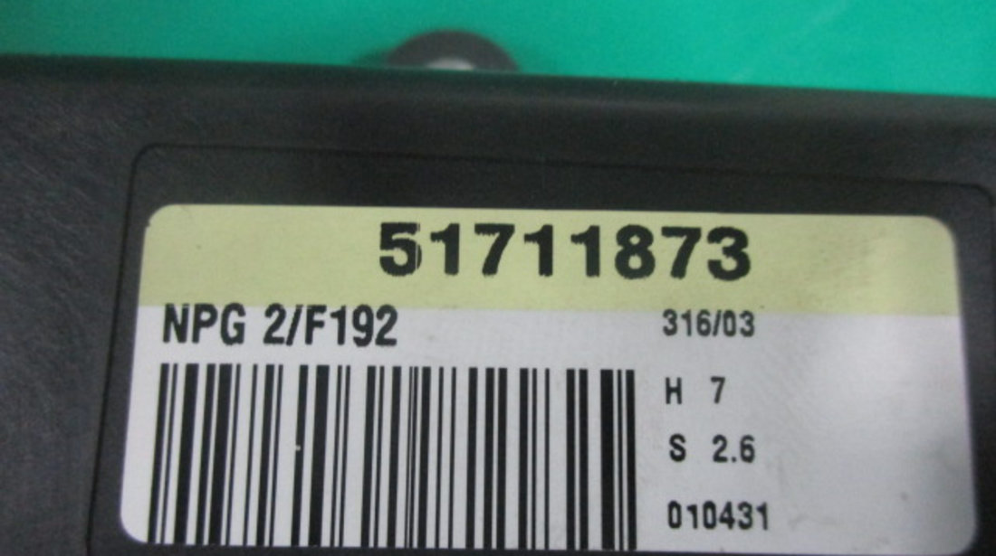 MODUL / UNITATE DE CONTROL CONFORT STANGA FATA COD 51711873 FIAT STILO FAB. 2001 - 2010 ⭐⭐⭐⭐⭐