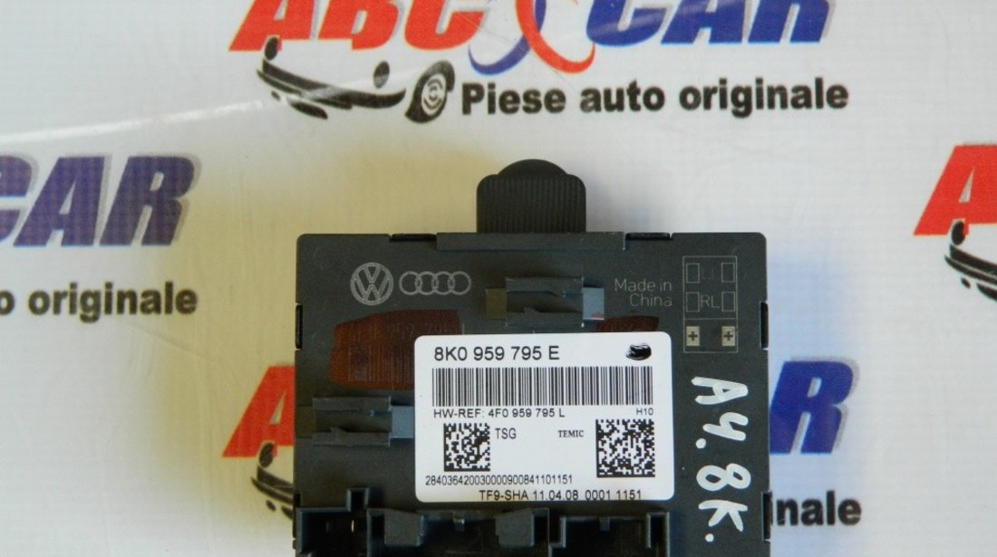 Modul usa Audi A4 B8 8K cod: 8K0959795E model 2014