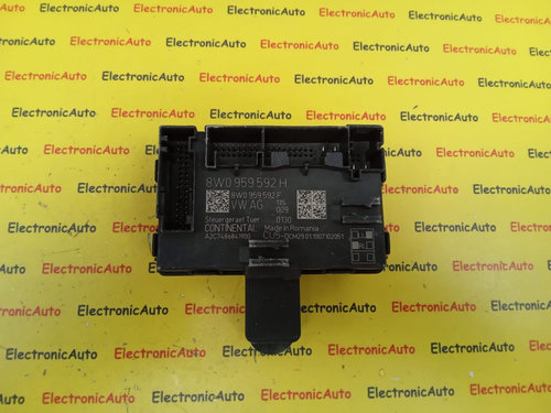 Modul usa dreapta Audi A5 8W0959592H, 8W0959592F