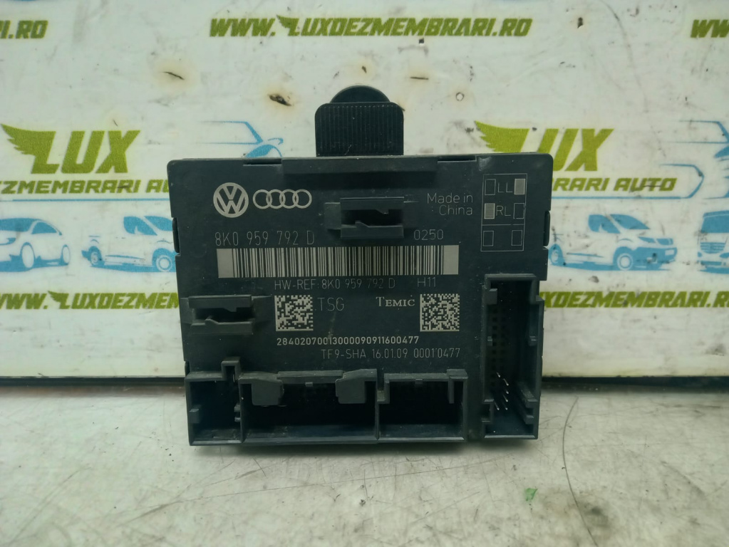 Modul usa dreapta fata 8K0959792D Audi A5 8T [2007 - 2011] 2.0 tfsi CDN
