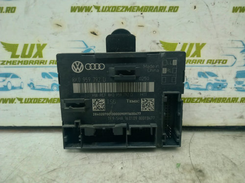 Modul usa dreapta fata 8K0959792D Audi A5 8T [2007 - 2011] 2.0 tfsi CDN