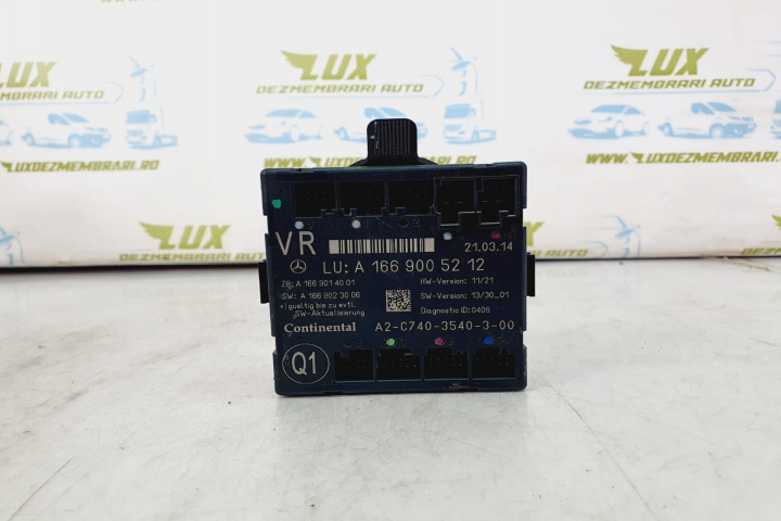 Modul usa dreapta fata A1669005212 Mercedes-Benz ML W166 [2011 - 2015]