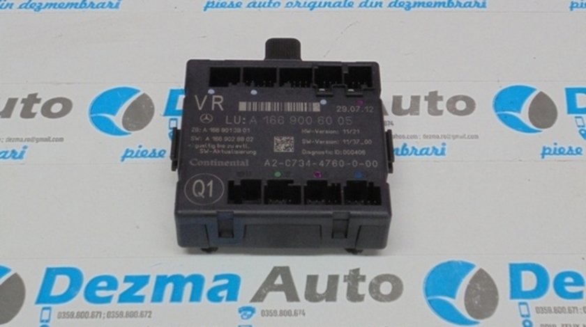 Modul usa dreapta fata, A1669006005, Mercedes Clasa M (W166) (id:154912)