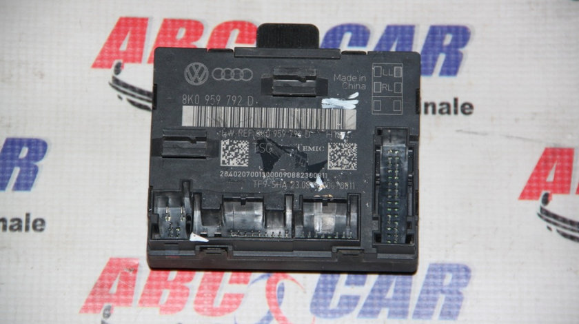 Modul usa dreapta fata Audi A4 (8K2, B8)2008-2015 Cod: 8K0959792D