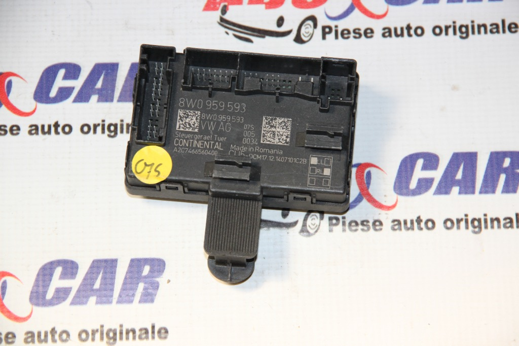 Modul usa dreapta fata Audi A4 B9 8W 2015-In prezent cod: 8W0959593
