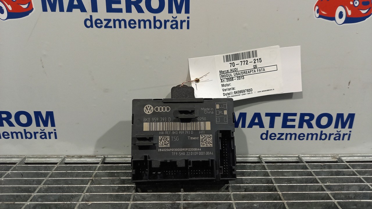 MODUL USA/DREAPTA FATA AUDI Q5 Q5 - - (2008 2013)