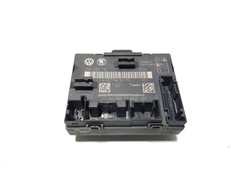 Modul usa dreapta fata, cod 7N0959792A, Skoda Superb II (3T4) (id:575417)