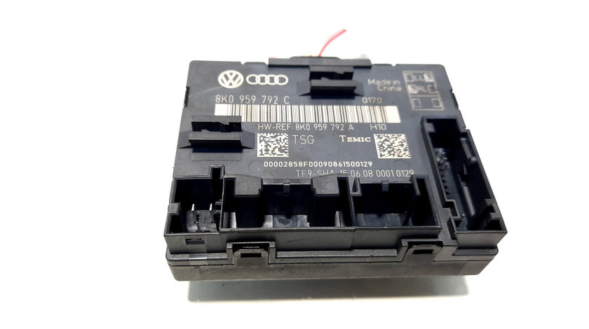 Modul usa dreapta fata, cod 8K0959792C, Audi A4 Avant (8K5, B8) (id:516677)