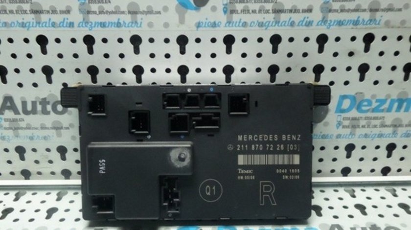 Modul usa dreapta fata Mercedes Clasa E (W211) 2002-2008, 2118707226