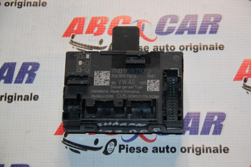 Modul usa dreapta fata  Volkswagen Sharan 2010-2015 7N 7N0959792J