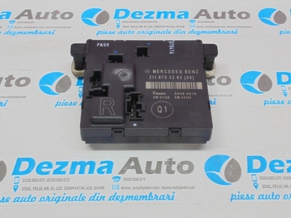 Modul usa dreapta spate, 2118703285, Mercedes Clasa E (W211) (id:152090)
