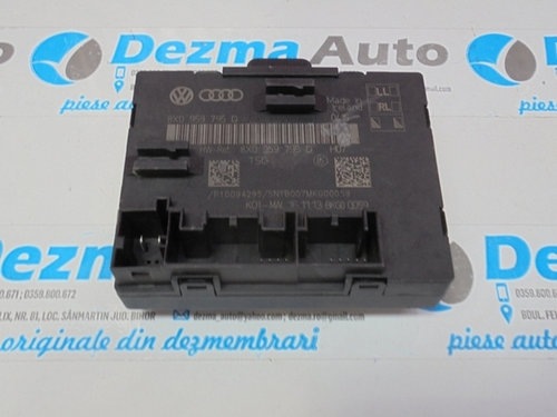 Modul usa dreapta spate, 8X0959795D, Skoda Superb (3T4) (id:218359)