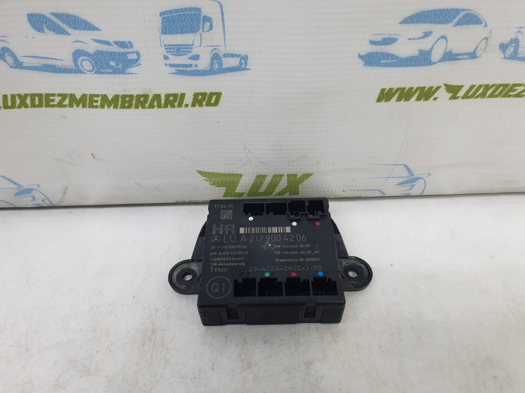 Modul usa dreapta spate A2129004206 Mercedes-Benz C-Class W204/S204 [2007 - 2012]