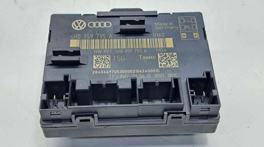 Modul usa dreapta spate Audi A8 (4H) [Fabr 2010-2017] 4H0959795A