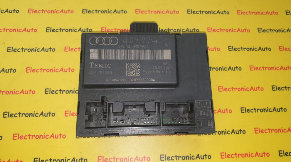 Modul usa dreapta spate Audi Q7 4L0959794C, 4L0910795C