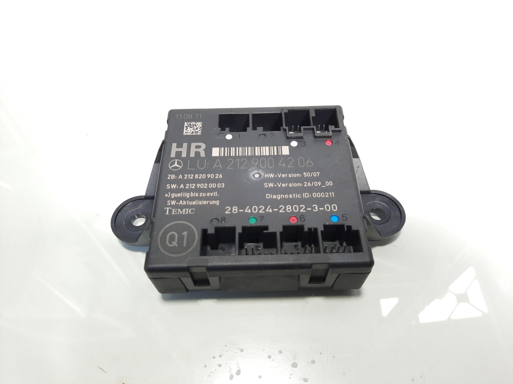 Modul usa dreapta spate, cod A2129004206, Mercedes Clasa C (W204) (id:601268)