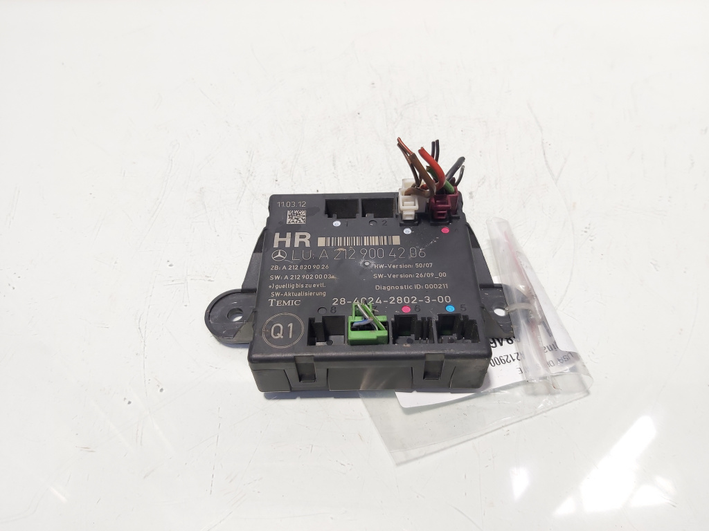 Modul usa dreapta spate, cod A2129004206, Mercedes Clasa C (W204) (id:684676)