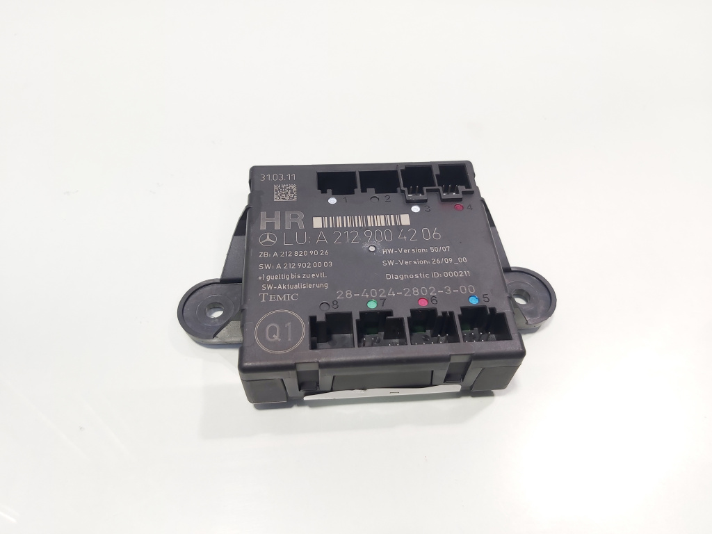 Modul usa dreapta spate, cod A2129004206, Mercedes Clasa C (W204) (id:693311)