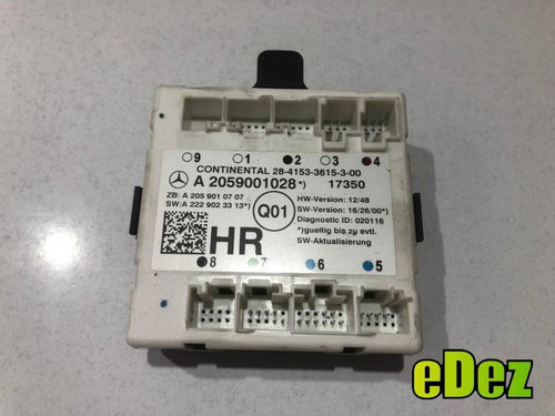 Modul usa dreapta spate Mercedes C-Class (2014->) [W205] a2059001028
