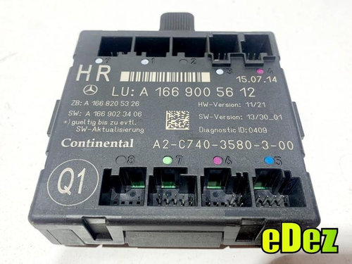 Modul usa dreapta spate Mercedes ML (06.2011-> [w166] A1669005612