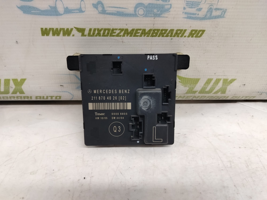 Modul usa spate 2118704026 Mercedes-Benz E-Class W211 [facelift] [2006 - 2009]