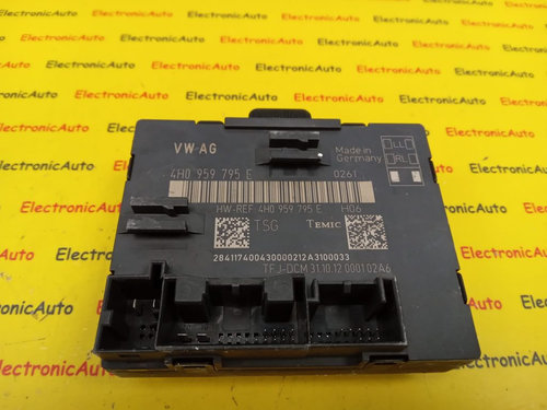 Modul usa spate Audi A8 4H0959795E, 4H0 959 795 E