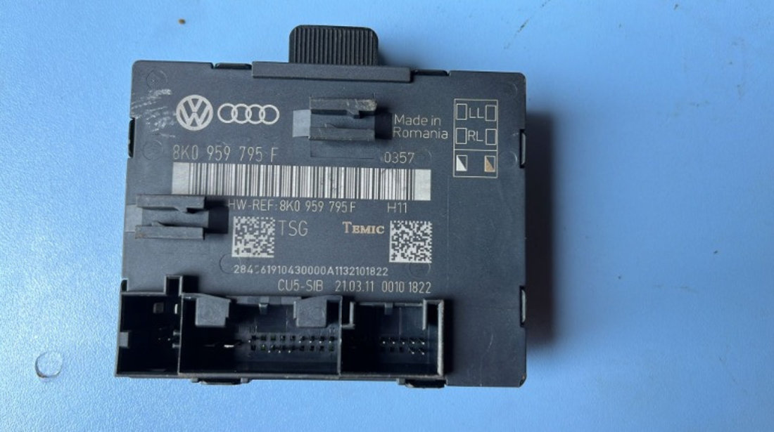 Modul usa stanga Audi A4 B8 2.0 TDI cod motor CJC an 2011 cod 8K0959795F