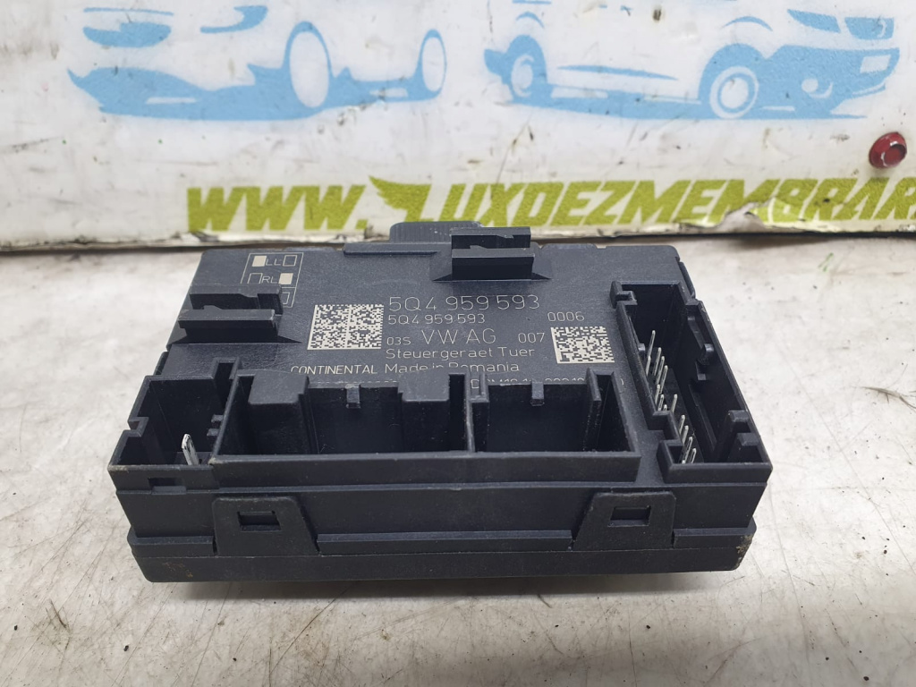 Modul usa stanga fata 5q4959593 Seat Leon 3 5F [2012 - 2016] 1.4 tsi CMB