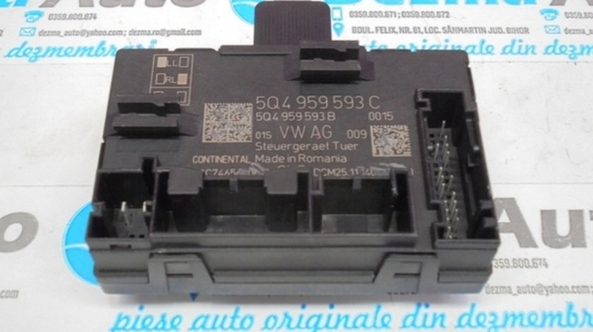 Modul usa stanga fata, 5Q4959593C, Vw Golf 7 Variant (id:220669)