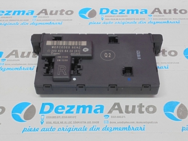 Modul usa stanga fata, A2038206326, Mercedes Clasa C (W203) (id:191327)