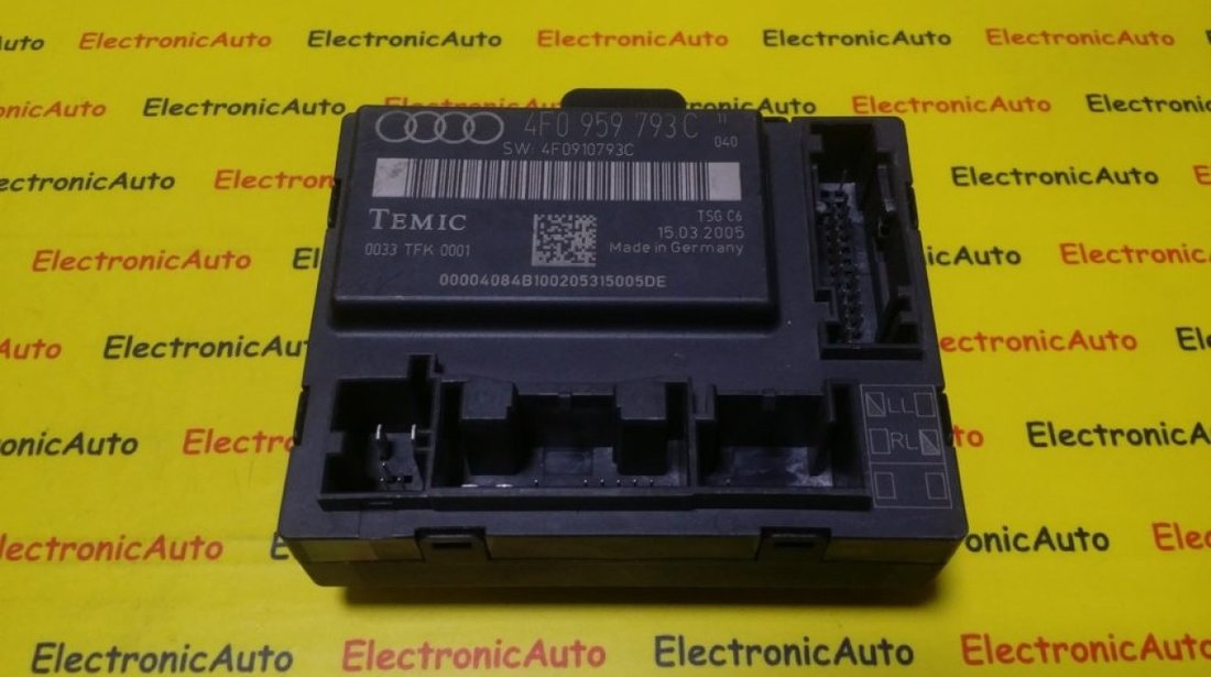 Modul Usa Stanga Fata Audi, 4F0910793C, 4F0959793C