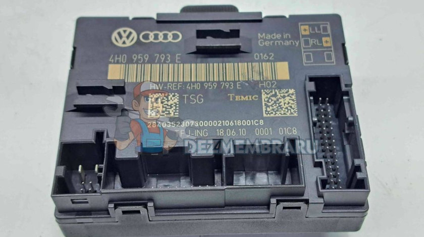 Modul usa stanga fata Audi A8 (4H) [Fabr 2010-2017] 4H0959793E