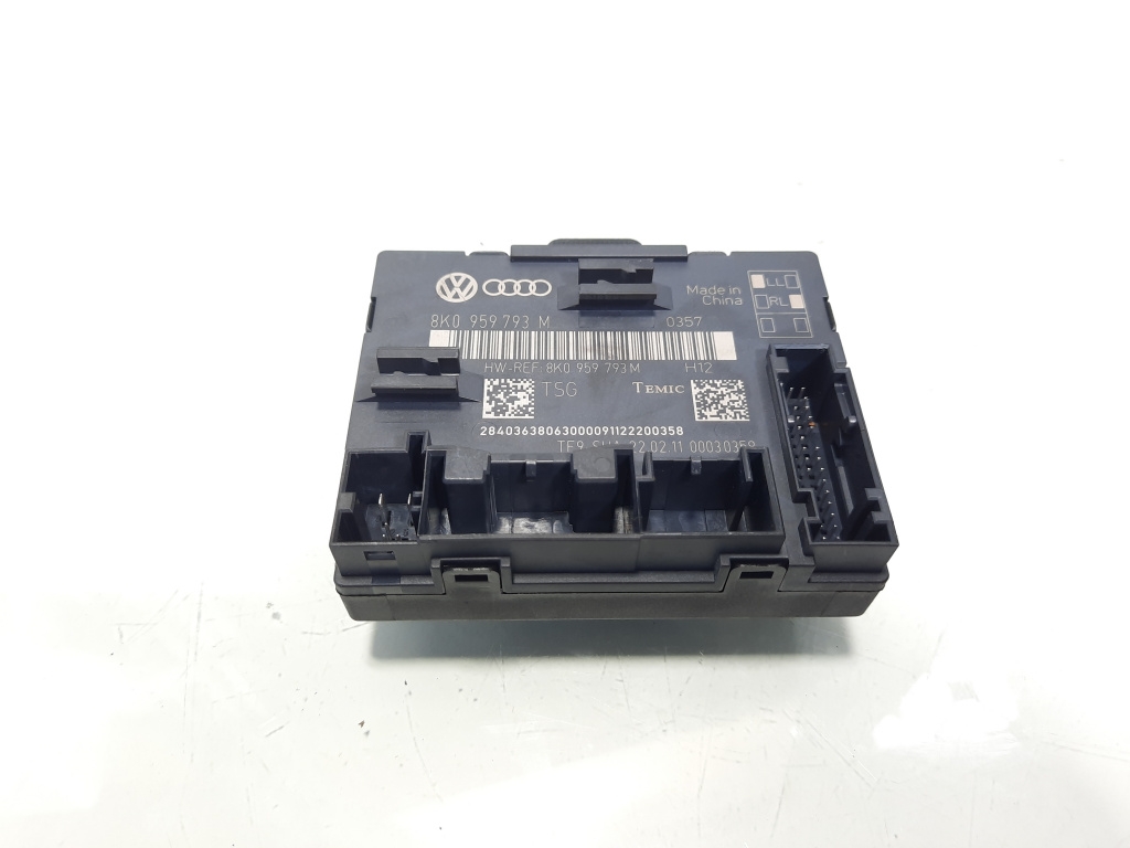Modul usa stanga fata, cod 8K0959793M, Audi Q5 (8RB) (id:552358)