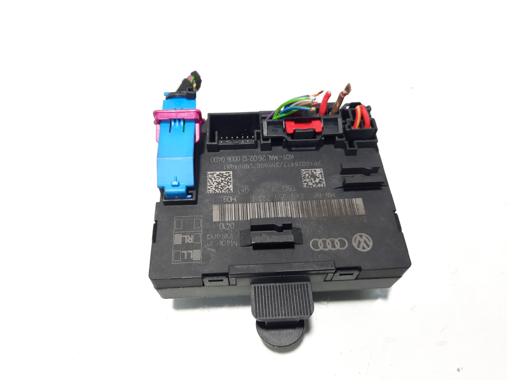 Modul usa stanga fata, cod 8X0959793E, Skoda Superb II Combi (3T5) (id:586448)