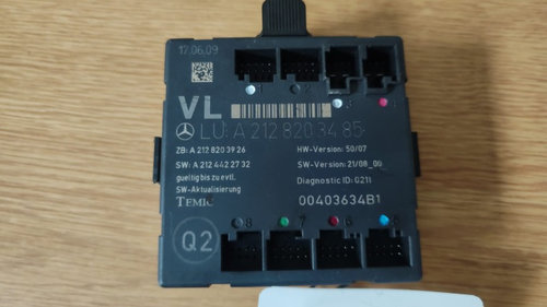 Modul usa stanga fata Mercedes E-Class 63 AMG S212 5.5 V8 cod motor M157981 an 2015 cod A2128203485