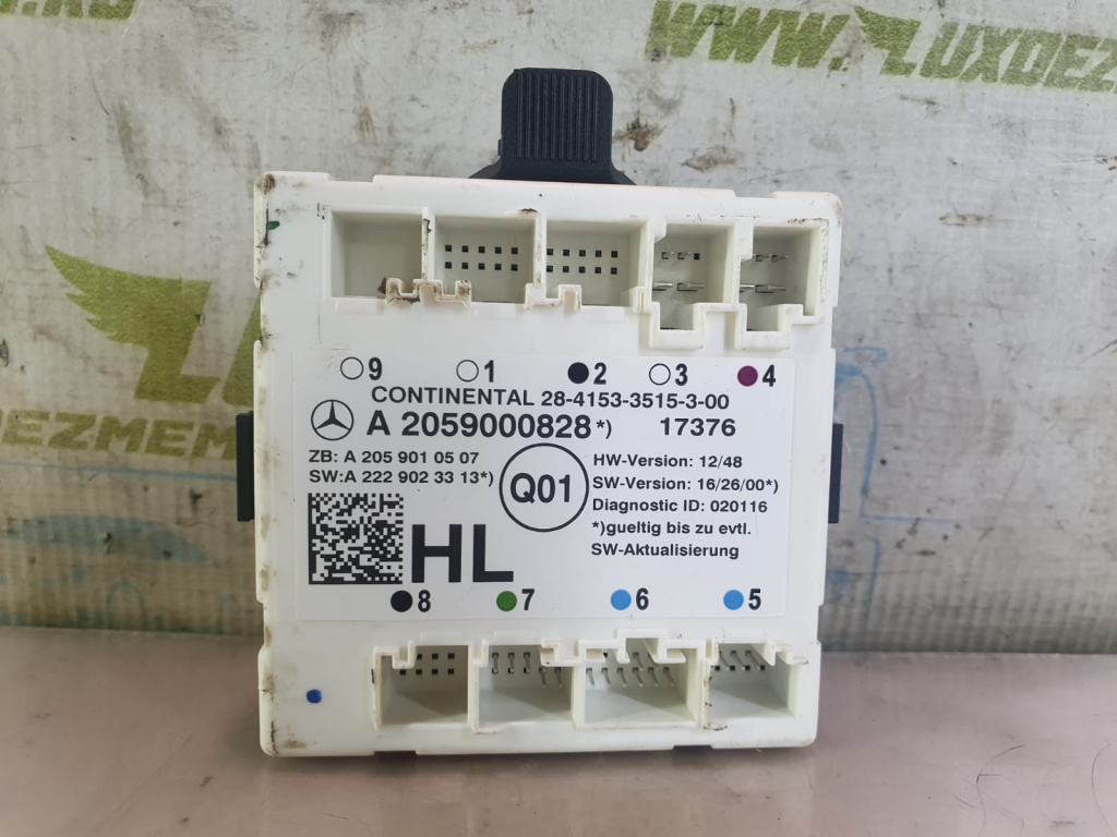 Modul usa stanga spate a2059000828 Mercedes-Benz C-Class W205/S205/C205 [2014 - 2018] 2.2 cdi om651921