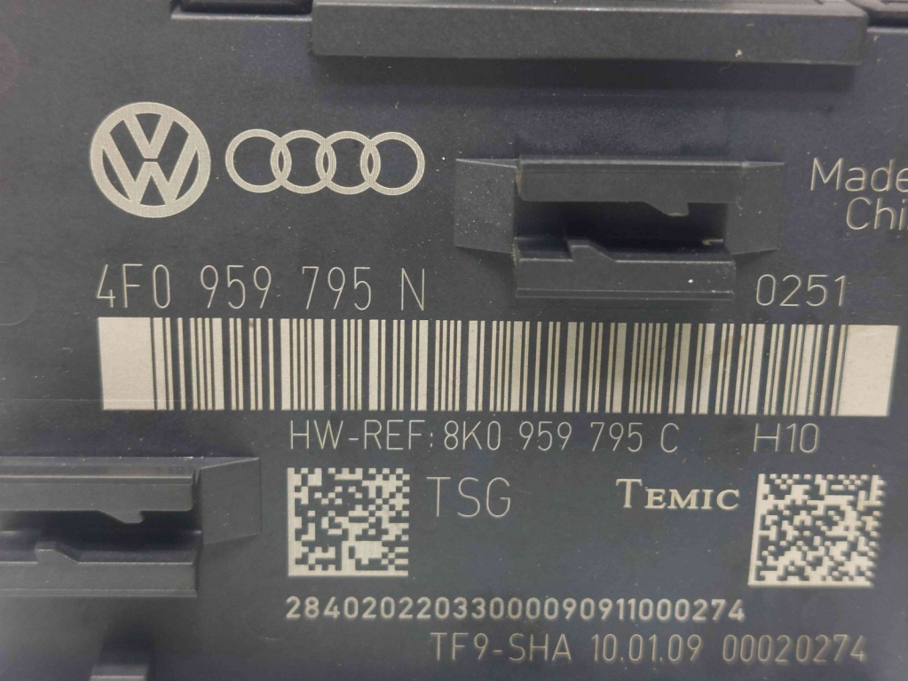 Modul usa stanga spate Audi A4 (8K2, B8) [Fabr 2008-2015] 4F0959795N