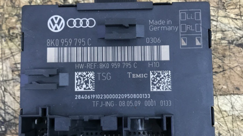 Modul usa stanga spate Audi A4 B8 Facelift 2.0TDI, 170cp, Manual 2013 combi 2013 (8K0959795C)